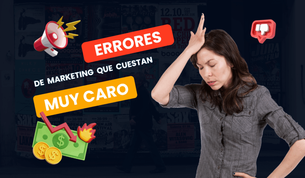 Errores de marketing comunes en negocios pequeños